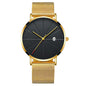 Sleek Steel Quartz Watch