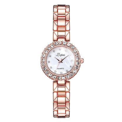 Women's Quartz Watch and Bracelet Set (Two Pieces)