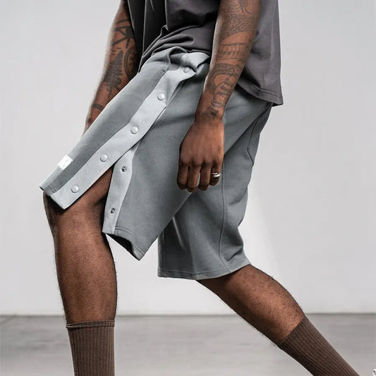 Men's Cotton Loose Casual Fitness Running Shorts