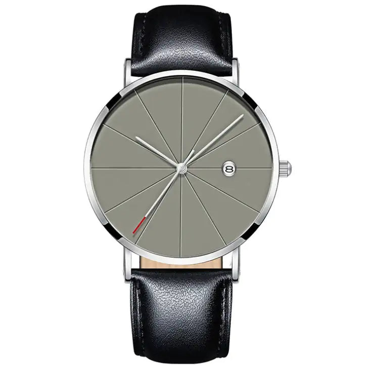 Sleek Steel Quartz Watch