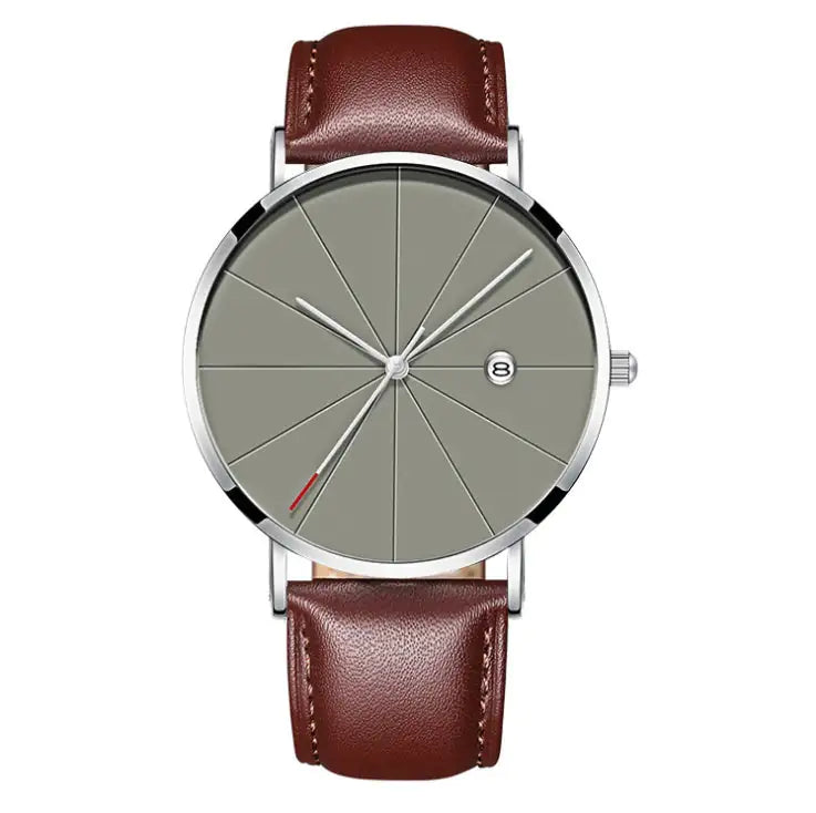Sleek Steel Quartz Watch