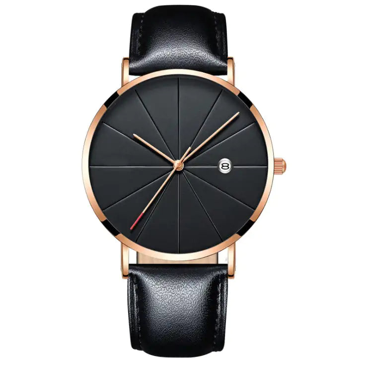 Sleek Steel Quartz Watch