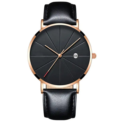 Sleek Steel Quartz Watch