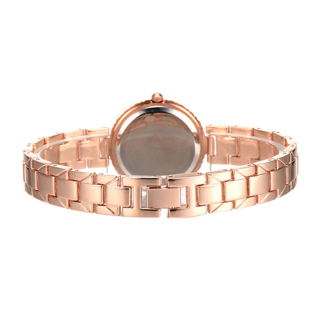 Women's Quartz Watch and Bracelet Set (Two Pieces)