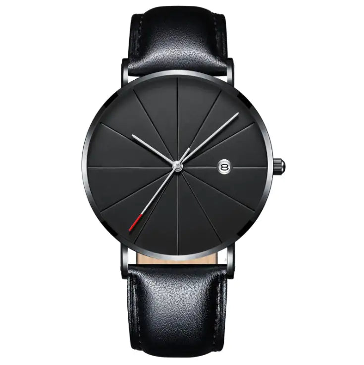 Sleek Steel Quartz Watch
