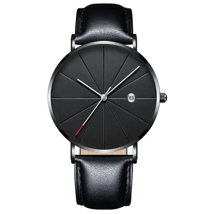 Sleek Steel Quartz Watch