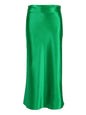 Elegant Satin Mid-Length Skirt