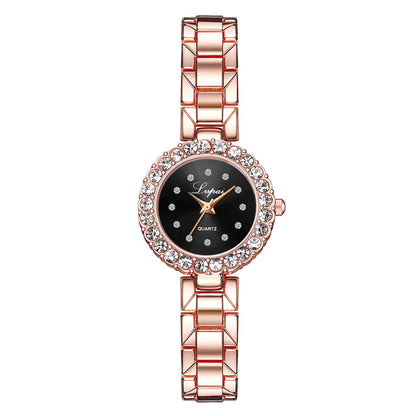 Women's Quartz Watch and Bracelet Set (Two Pieces)