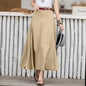 Elegant High Waist A-Line Skirt