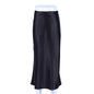 Elegant Satin Mid-Length Skirt