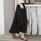 Elegant High Waist A-Line Skirt