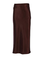 Elegant Satin Mid-Length Skirt