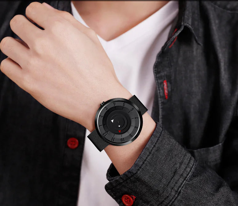 Gent's Sleek Minimalist Quartz Watch